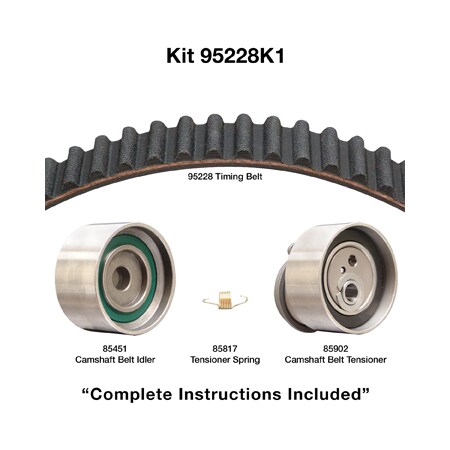 Dayco 93-03 Ford/Mazda 2L Timing Belt Kit, 95228K1 95228K1
